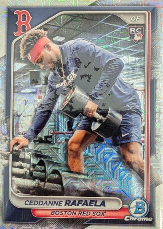 Ceddanne Rafaela 2024 Bowman Chrome Mega Box #5 Image Variation